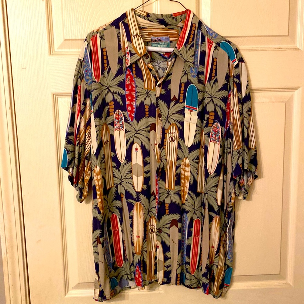 Hawaiian Surf Board Shirt